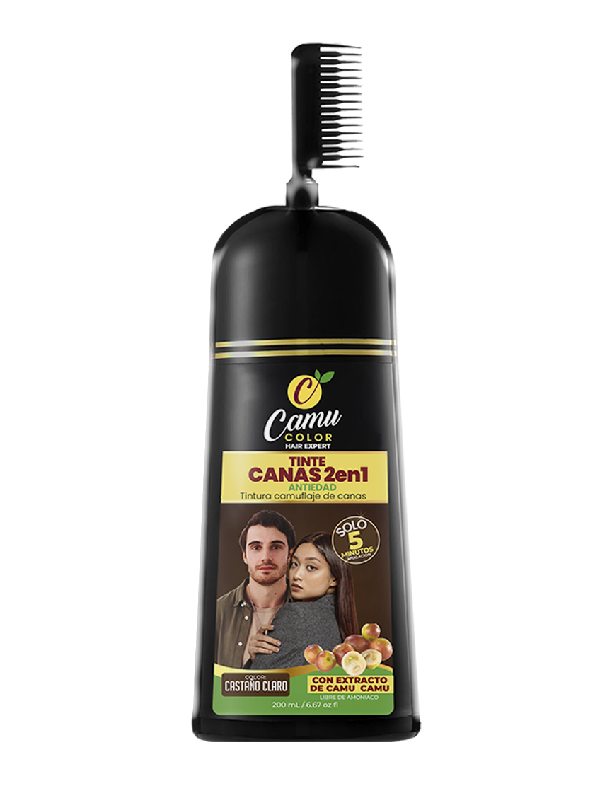 Tinte Camuflaje de Canas 5 minutos