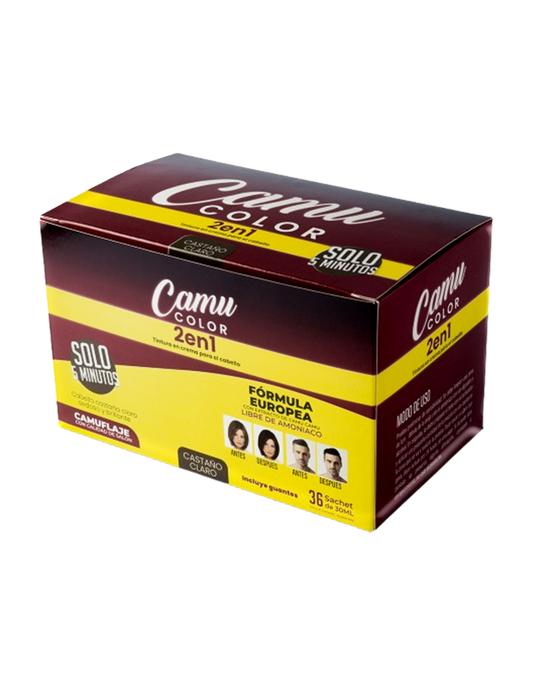 Tinte Camuflaje de Canas 5 minutos