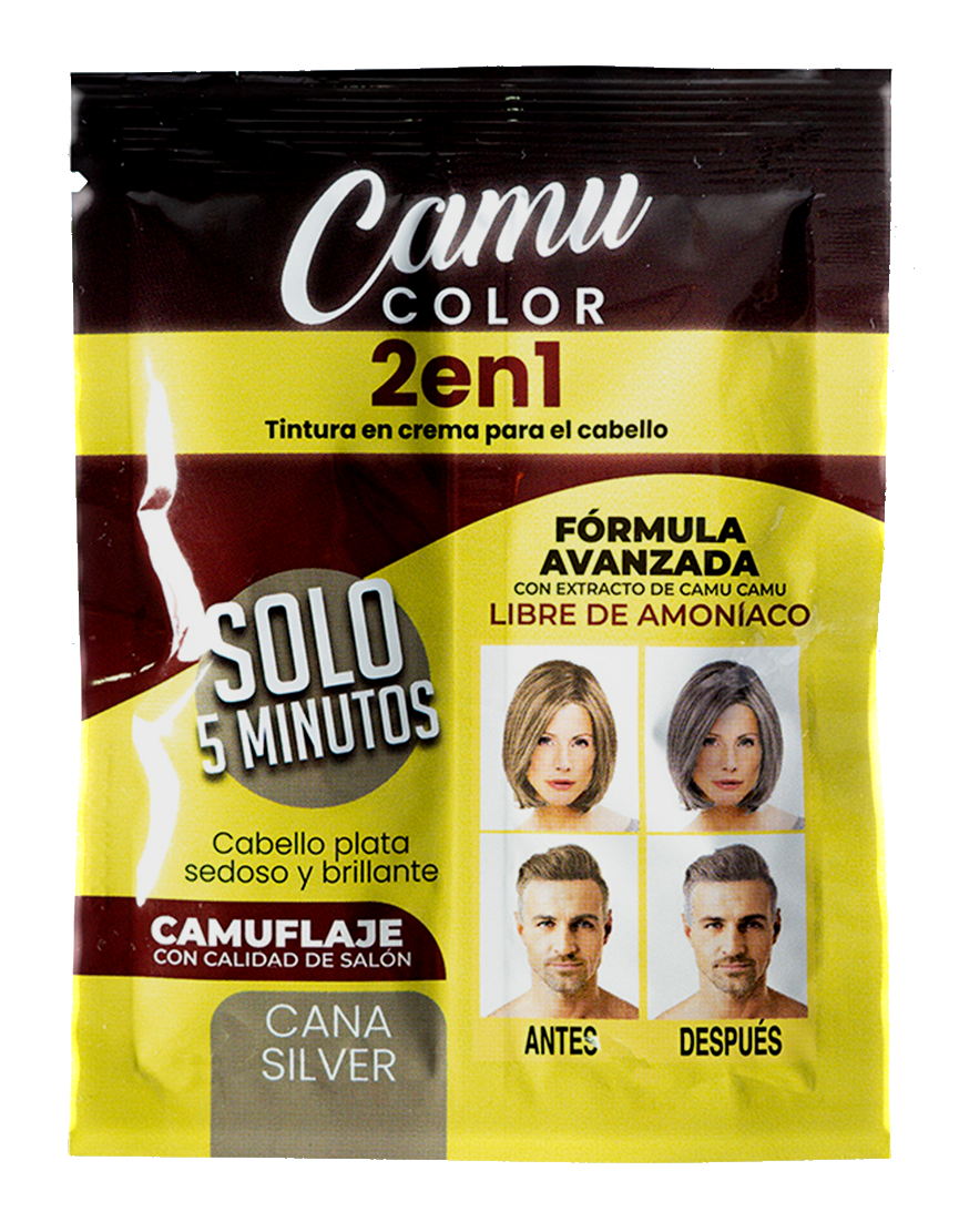 Tinte camuflaje canas 5 minutos