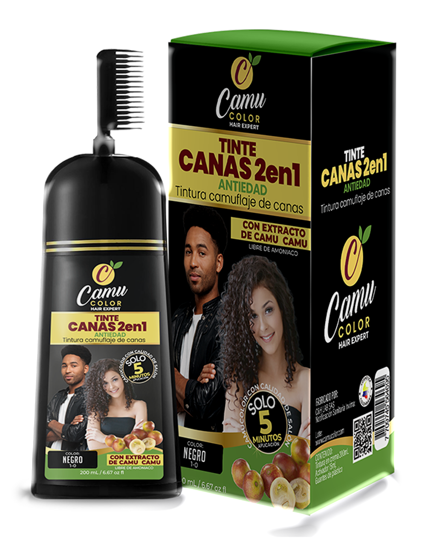 Tinte Camuflaje de Canas 5 minutos