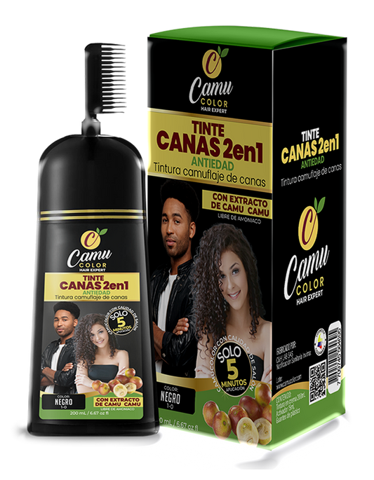 Tinte Camuflaje de Canas 5 minutos